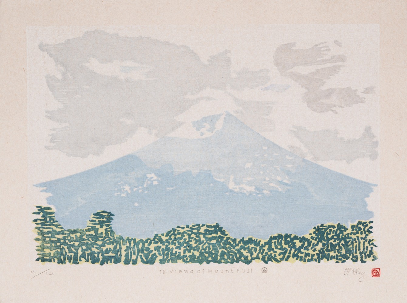 Full image of artwork 12 Views of Mount Fuji #6