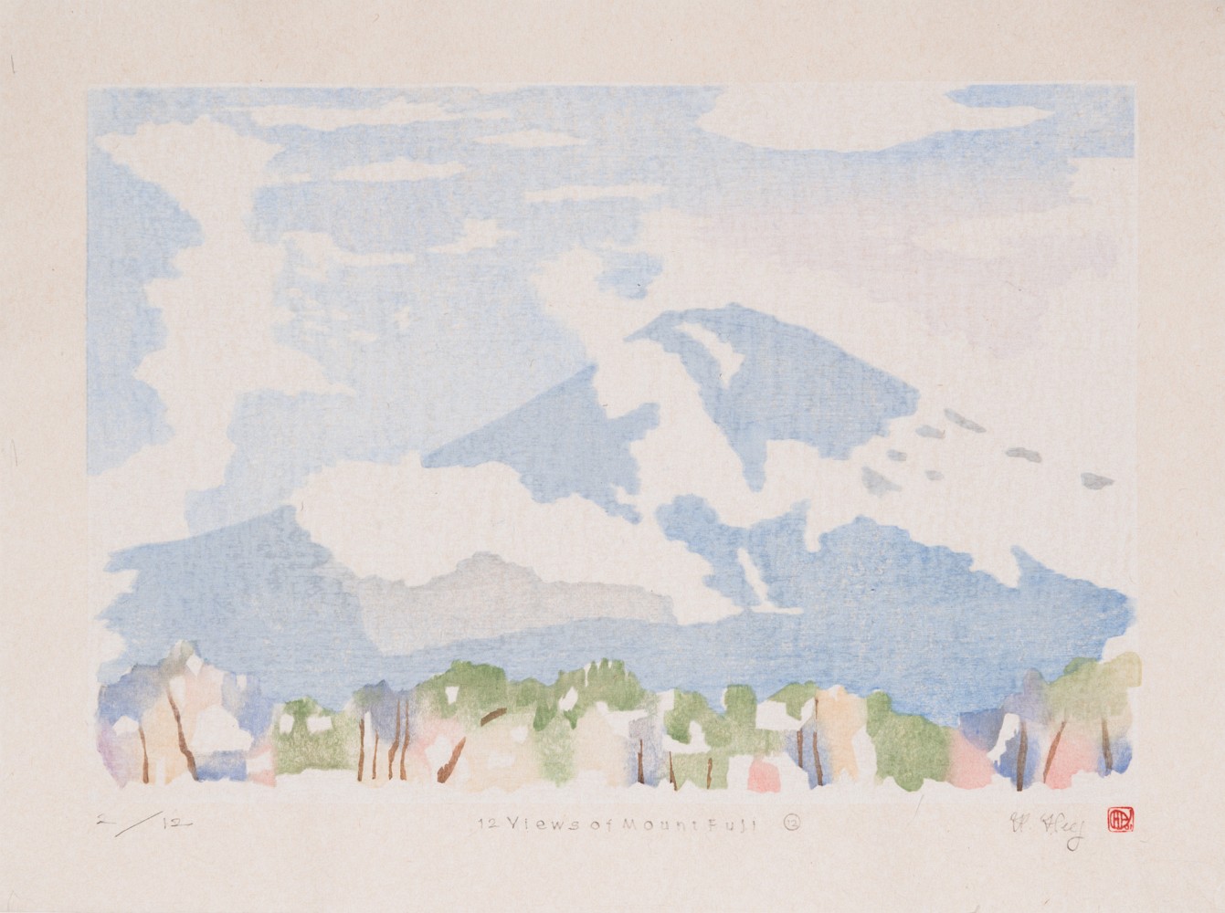 Full image of artwork 12 Views of Mount Fuji #12