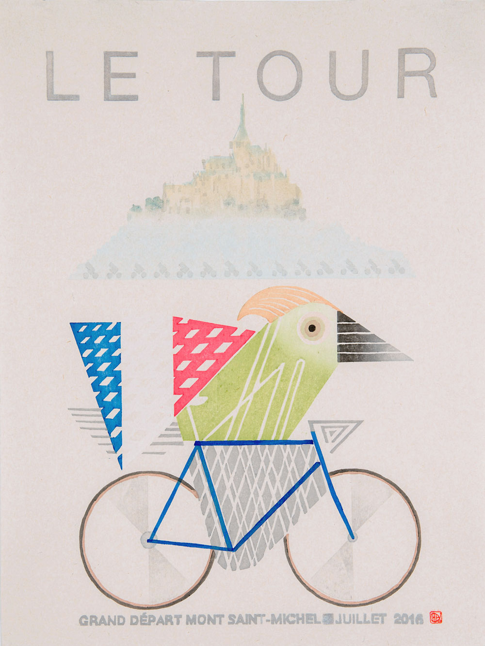 Full image of artwork Tour de France 2016 - Le Maillot Vert
