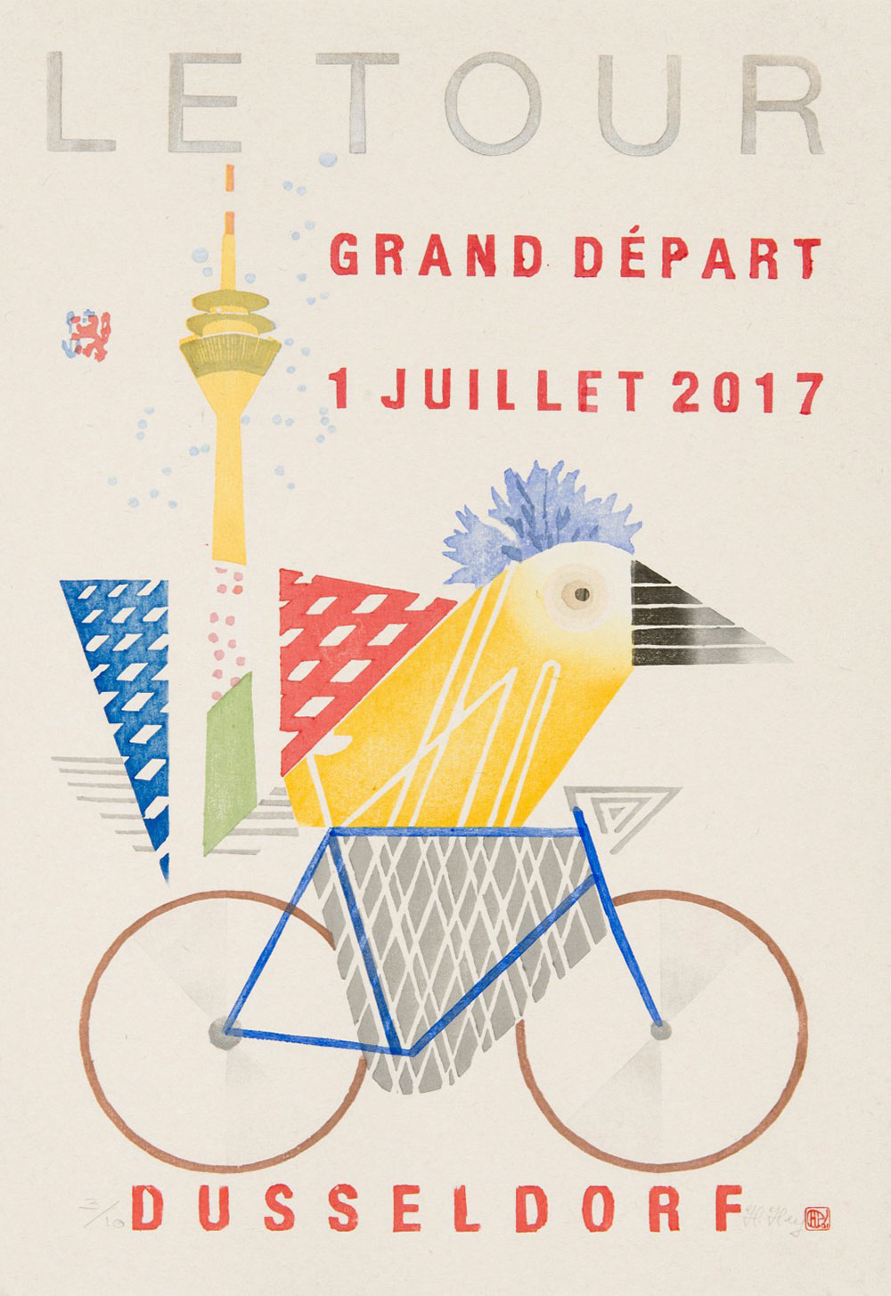 Full image of artwork Tour de France 2017 - Le Maillot Jaune
