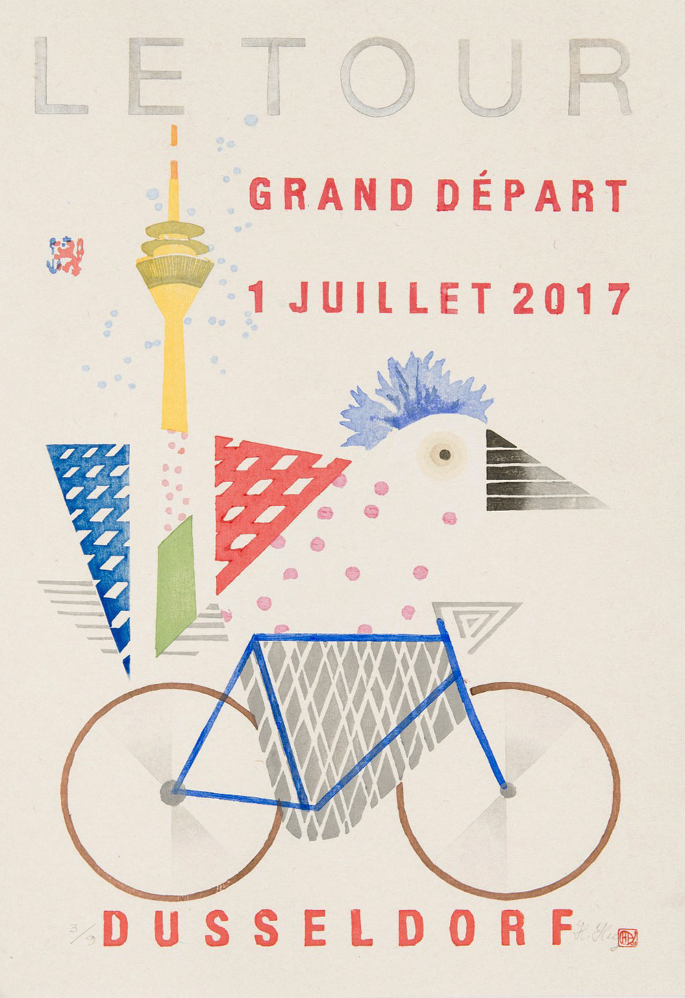 Full image of artwork Tour de France 2017 - Le Maillot à Pois