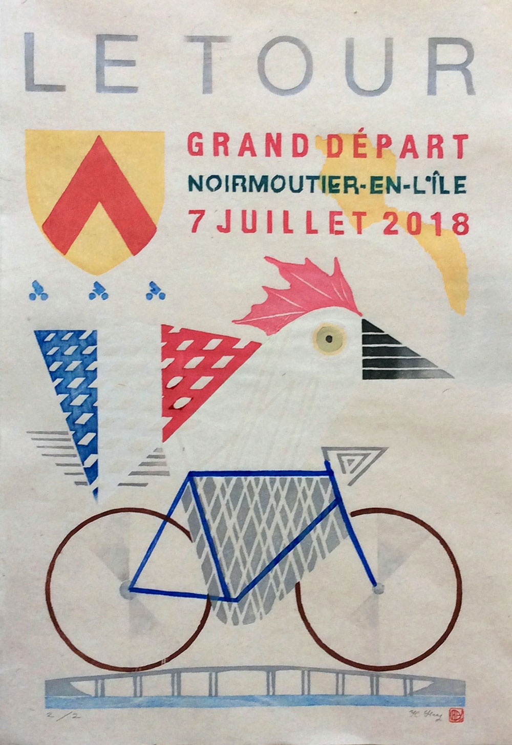 Full image of artwork Tour de France 2018 - Le Maillot Blanc